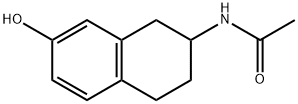 N-(1,2,3,4-Tetrahydro-7-hydroxy-2-naphthalenyl)acetamide Struktur