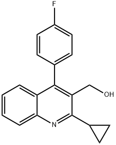 2-Cyclopropyl-4-(4-fluorophenyl)-quinolyl-3-methanol