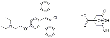 くえん酸クロミフェン-D5 化學(xué)構(gòu)造式