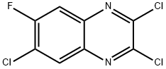 2,3,6-Trichloro-7-fluoroquinoxaline Struktur