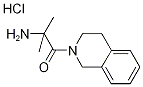 2-Amino-1-[3,4-dihydro-2(1H)-isoquinolinyl]-2-methyl-1-propanone hydrochloride Struktur