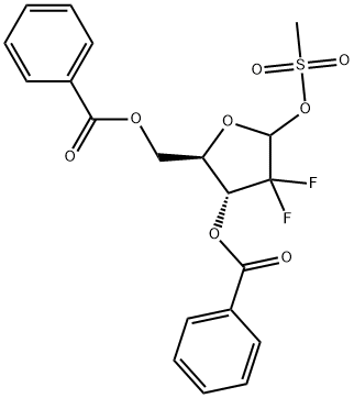 2-Deoxy-2,2-difluoro-D-erythro-pentofuranose-3,5-dibenzoate-1-methanesulfonate