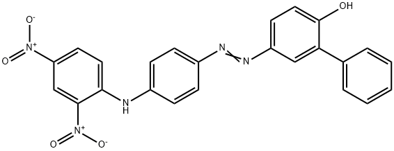 5-[[4-[(2,4-dinitrophenyl)amino]phenyl]azo][1,1'-biphenyl]-2-ol Structure