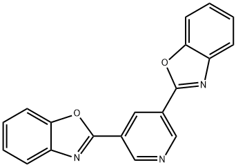 3，5-di（benzo(d)oxazol-2-yl)pyridine Struktur