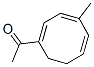 Ethanone, 1-(4-methyl-1,3,5-cyclooctatrien-1-yl)- (9CI) Struktur