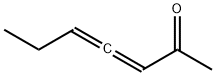 3,4-Heptadien-2-one (9CI) Struktur