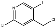 2-Chloro-4-chloroMethyl-5-fluoro-pyridine Struktur