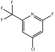 4-Chloro-2-fluoro-6-(trifluoromethyl)pyridine Struktur