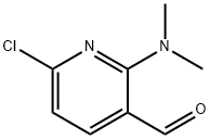 6-Chloro-2-(diMethylaMino)nicotinaldehyde Struktur