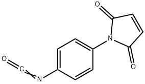 N-(P-馬來(lái)酰亞胺基苯基)異氰酸酯 結(jié)構(gòu)式