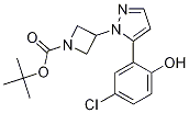 tert-butyl 3-(5-(5-chloro-2-hydroxyphenyl)-1H-pyrazol-1-yl)azetidine-1-carboxylate Struktur