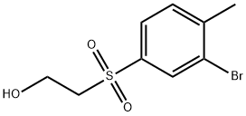 2-(3-Bromo-4-methyl-benzenesulfonyl)-ethanol Struktur