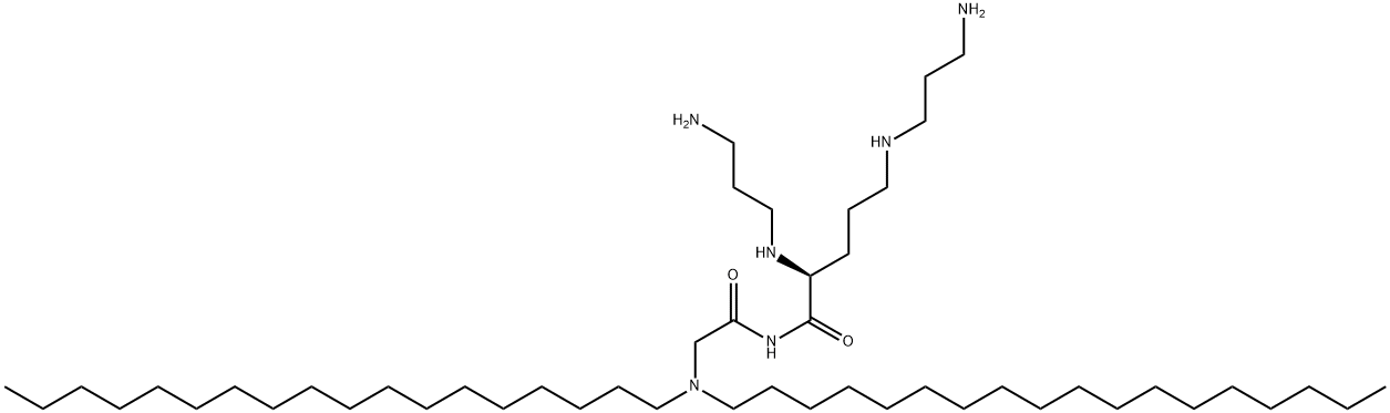dioctadecylamidoglycylspermine Struktur