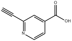 2-Ethynyl-isonicotinic acid Struktur