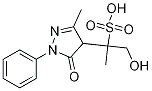 4,5-dihydro-a-(hydroxyMethyl)-a,3-diMethyl-5-oxo-1-phenyl-1H-Pyrazole-4-Methanesulfonic acid Struktur