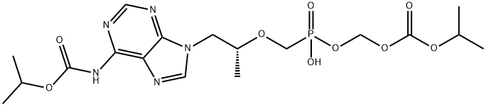 Mono-POC Tenofovir 6-Isopropyl CarbaMate Struktur