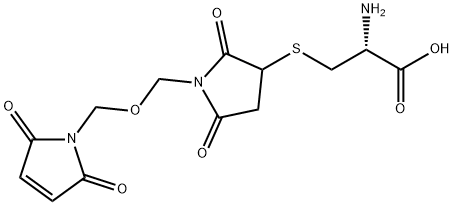 S-(bismaleimidoethyl ether)cysteine Struktur