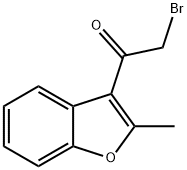 2-Bromo-1-(2-methyl-benzofuran-3-yl)-ethanone Struktur