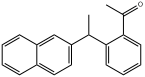 1-Acetyl-2-[1-(2-naphthyl)ethyl]benzene Struktur