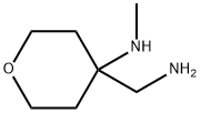 Tetrahydro-4-(methylamino)-2H-pyran-4-methanamine Struktur