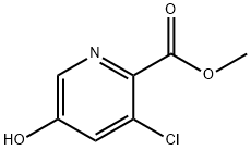 Methyl 3-chloro-5-hydroxypyridine-2-carboxylate Structure