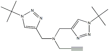 1H-1,2,3-Triazole-4-methanamine, 1-(1,1-dimethylethyl)-N-[[1-(1,1-dimethylethyl)-1H-1,2,3-triazol-4-yl]methyl]-N-2-propyn-1-yl-