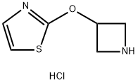 2-(Azetidin-3-yloxy)-1,3-thiazole dihydrochloride Struktur