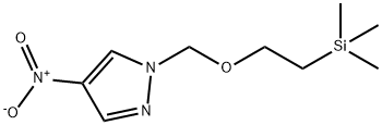 4-Nitro-1-((2-(Trimethylsilyl)Ethoxy)Methyl)-1H-Pyrazole Struktur