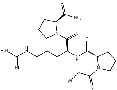 H-GLY-PRO-ARG-PRO-NH2, 126047-75-4, 結(jié)構(gòu)式