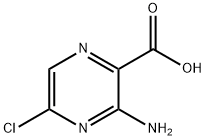 3-Amino-5-chloropyrazine-2-carboxylic acid Structure