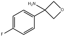 3-(4-Fluorophenyl)oxetan-3-amine Structure