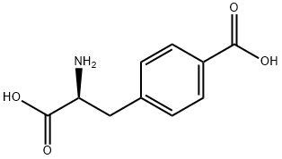 4-カルボキシル-L-フェニルアラニン HYDROCHLORIDE 化學(xué)構(gòu)造式