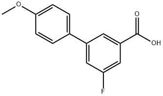 5-Fluoro-3-(4-methoxyphenyl)benzoic acid, 1261903-69-8, 結(jié)構(gòu)式