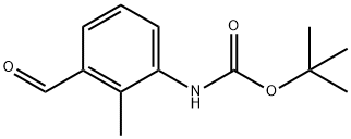tert-butyl N-(3-forMyl-2-Methylphenyl)carbaMate Struktur