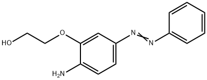 3-(2-HYDROXYETHOXY)-4-AMINOAZOBENZENE Struktur