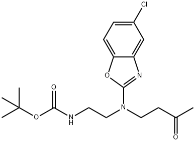 tert-butyl 2-((5-chlorobenzo[d]oxazol-2-yl)(3-oxobutyl)aMino)ethylcarbaMate