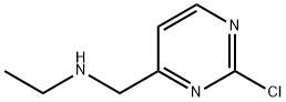 (2-Chloro-pyrimidin-4-ylmethyl)-ethyl-amine Struktur
