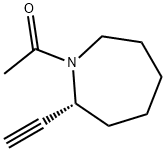 1H-Azepine, 1-acetyl-2-ethynylhexahydro-, (R)- (9CI) Struktur