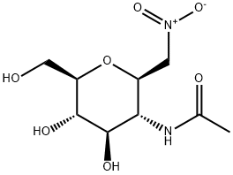 2-乙酰氨基-2-脫氧-3-B-D-吡喃葡萄糖基硝基甲烷 結(jié)構(gòu)式