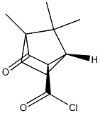 Bicyclo[2.2.1]heptane-2-carbonyl chloride, 4,7,7-trimethyl-3-oxo-, (1R-exo)- (9CI) Struktur