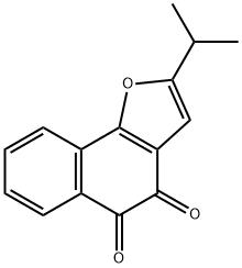 2-Isopropylnaphtho[1,2-b]furan-4,5-dione Struktur