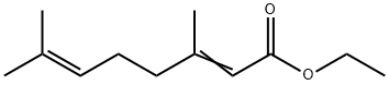 (E)-3,7-二甲基-2,6-辛二烯酸乙酯 結(jié)構(gòu)式