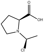L-Proline, 1-(1-chloroethyl)-, (R)- (9CI) Struktur