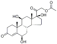 21-O-Acetyl 6β-Hydroxy Cortisol Structure