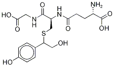 S-[2-Hydroxy-1-(4-hydroxyphenyl)ethyl]-L-glutathione, 1309781-40-5, 結(jié)構(gòu)式