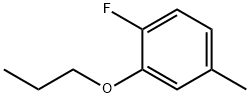 4-Fluoro-3-propoxytoluene Struktur
