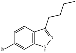 6-Bromo-3-butyl-1H-indazole Struktur