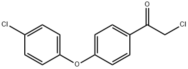 4-(4-CHLOROPHENOXY)-2 CHLORO PHENYL ETHANONE Struktur