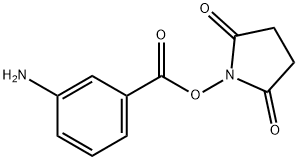 N-(3-aminobenzoyloxy)succinimide Struktur