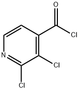 2,3-Dichloroisonicotinoyl chloride Struktur